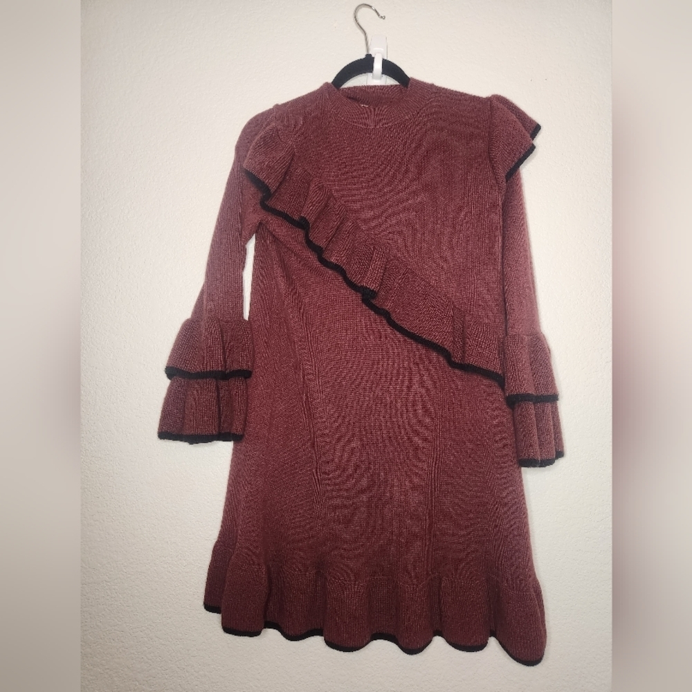 Nordstrom BP ruffle sweater dress